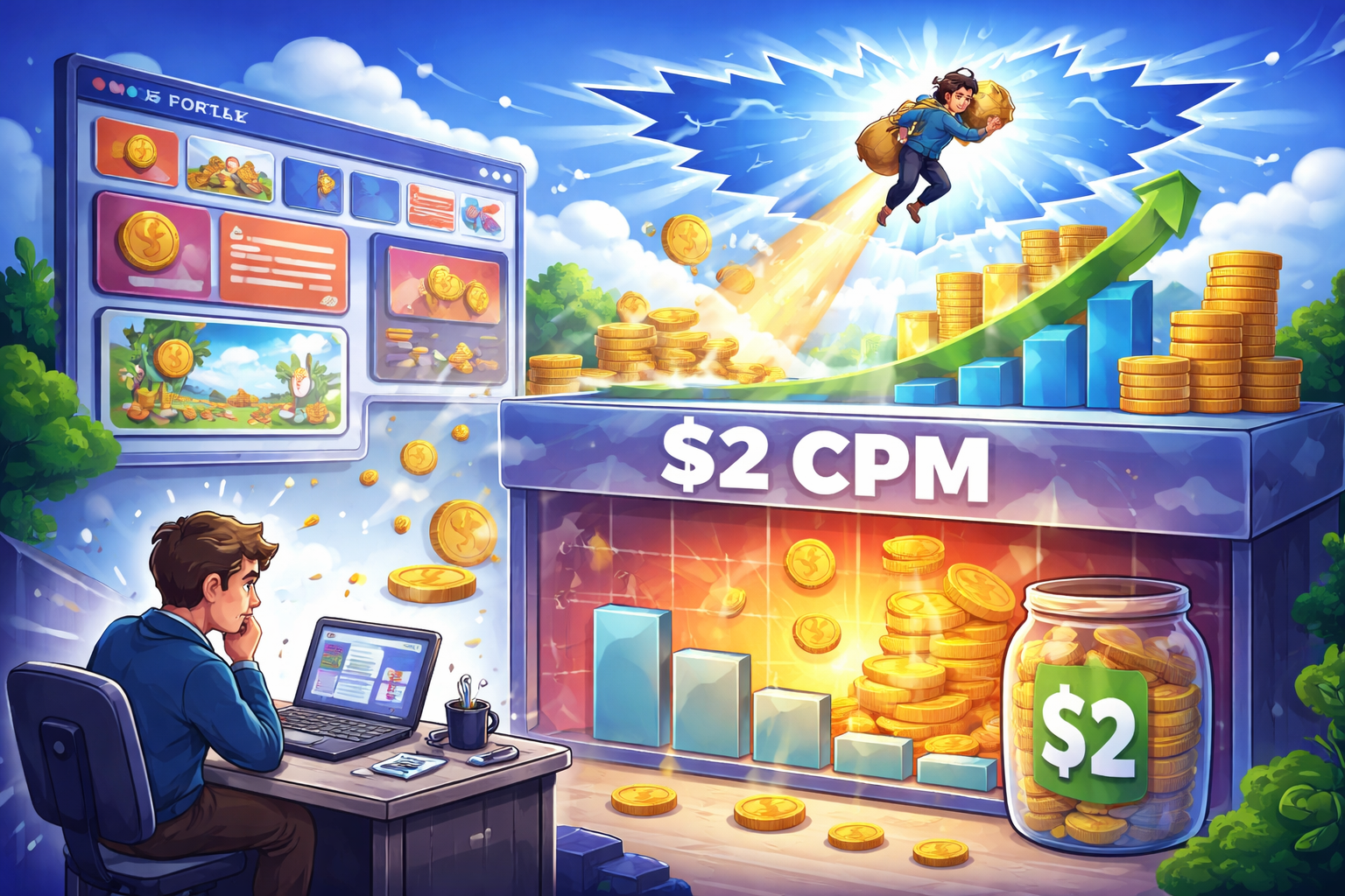 Why Most Indie Web Games Earn Under $2 CPM — And How to Break the Ceiling